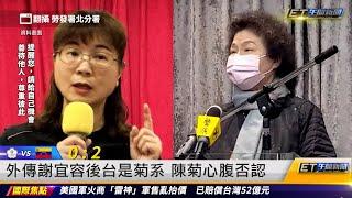 外傳謝宜容後台是菊系 陳菊心腹否認｜20241121 ET午間新聞