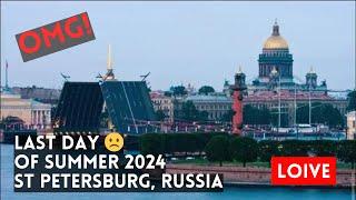 LAST DAY OF SUMMER 2024. IRL in St Petersburg  While Ronaldo is About to Be a New King of YouTube