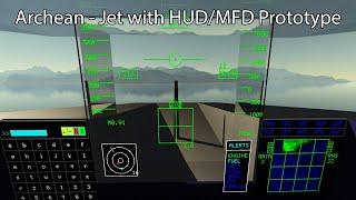 Archean - Jet with HUD/MFD Prototype