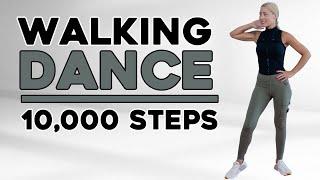 10000 STEPS IN 60 Min - Walking Cardio DANCE Workout to the BEAT, Burn Fat, Knee Friendly