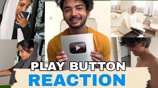 FAMILY REACTION‼️ SILVER PLAY BUTTON‼️