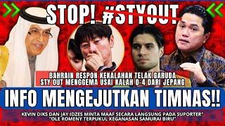 LIVE TIMNAS !! 16 November 2024 ~ STOP Tagar STY OUT!!! Indonesia VS Jepang - Respon AFC Bahrain