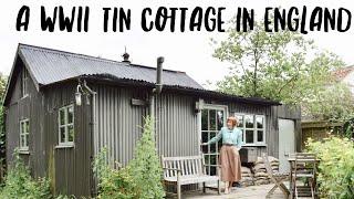 We stayed in a REAL WWII TIN COTTAGE IN SOMERSET (Women's Land Army)