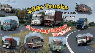 200+ Trucks crossing Nagpur, outer ring road highway Bypass | Saturday Morning