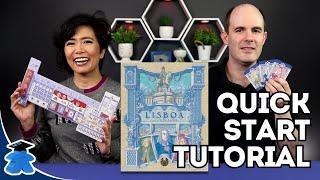 How To Play Lisboa Fast and Easy! Board Game Tutorial in 15 Minutes