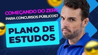 Plano de Estudos para Concursos Públicos para quem está começando do zero!