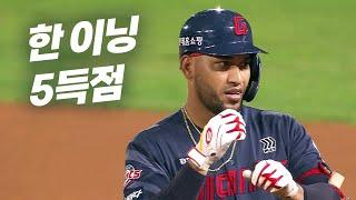 [롯데 vs KIA] 득점폭발! 한이닝 5득점! 롯데 자이언츠 | 9.25 | KBO 모먼트 | 야구 하이라이트