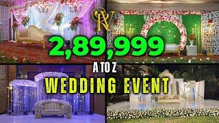 ரூ 2.89 lakhs பிரம்மாண்ட  திருமணமா | Cheapest Wedding Events | Best Wedding Decor in Chennai 