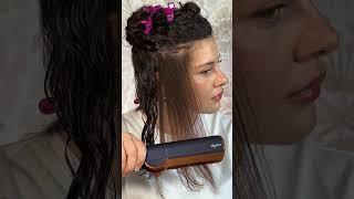 DYSON AIRSTRAIT TUTORIAL ON CURLY HAIR