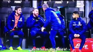 De Rossi angry when coach asked him to warm up, "We need to win why doesn't he put up a striker"