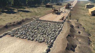 Roman Road-Construction. English audio.