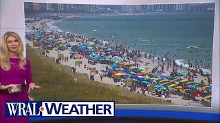 What is this 'blue water' phenom at Myrtle Beach? Kat Campbell explains the science behind it