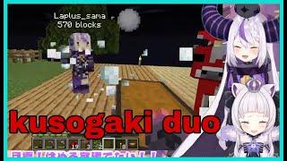 Murasaki Shion And Laplus Can't Stop Fooling Each Other | Minecraft [Hololive/Eng Sub]