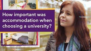 How important was accommodation when choosing a university?