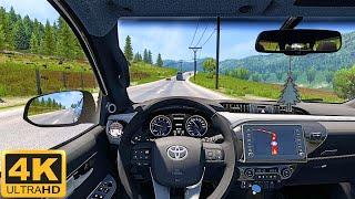 Toyota SW4 SRX | ETS2 Car Mod | Relaxing Drive | Steering Wheel Gameplay