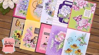 Stampendous Spring Collection at Spellbinders | Ideas for using Quick Cards Ephemera