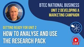 How To Analyse the Research Pack | BTEC National Business Unit 2