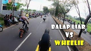 Ngebuburide H-1 Lebaran - Balapan Liar Vs Wheelie