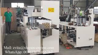 Double embossing serviette paper napkin tissue making printing machine