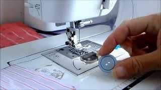 How to sew on a button using your sewing machine