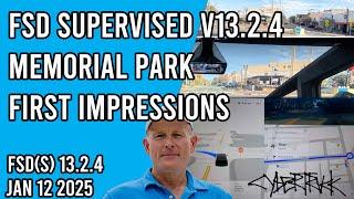 FSD Supervised v13.2.4 First Impressions drive on the Cybertruck