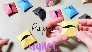 How to Make Origami Paper Wallet for coin | Easy DIY Craft Tutorial for Kids | @Whimsicalartandcraft