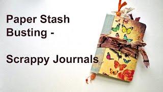 Paper Stash Busting - Scrappy Journals                    #junkjournals #paperephemera