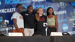 Katelyn Tuohy, Britton Wilson, Jasmine Moore & Julien Alfred | NCAA Women's Press Conference