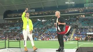 #stanwalker   NRL All Stars Performance - Stan & Isaiah Firebrace #maori, #firstnations