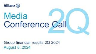 Allianz Financial Results 2Q 2024: Media Call