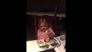 Brianna Collins table manners