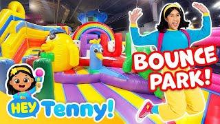 Indoor Playground Adventure with Tenny | Educational Videos for Kids | Nursery Rhymes | Hey Tenny!