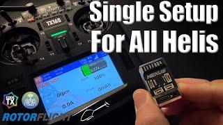 One EdgeTX Model Configuration for All RotorFlight Helis