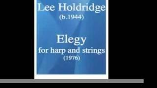 Lee Holdridge (b. 1944) : Elegy for harp and strings (1976)