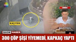 300 çöp şişi yiyemedi, kapkaç yaptı