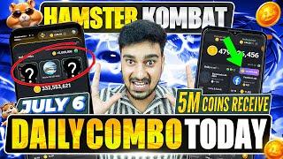 July 6 Hamster Kombat Daily Combo Today || Claim 5M Coins to Hamster Kombat Wallet