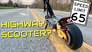 Rode My Scooter on the HIGHWAY  InMotion RS Extreme Stress-Testing