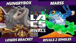 LACS Rivals - Hungrybox (Loxodont) Vs. Marss (Ranno) Rivals of Aether 2 - RoA2