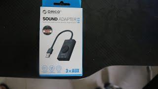 Orico External Sound Adapter Unboxing