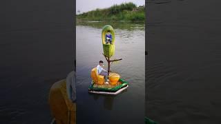 crazy funny amazing boat with man videography #creative #videography #ideas #trending #funny#shorts