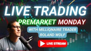 LIVE TRADING with MILLIONAIRE trader Roland Wolf 