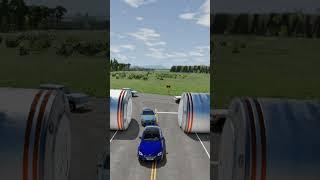 Cars vs double Bollard #1 #beamngdrive
