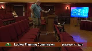 Ludlow Planning Commission 9/17/24