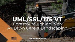 On Site Ep.3: Forestry Mulching with A + Lawn Care - FAE UML/SSL 175 VT on John Deer 333g