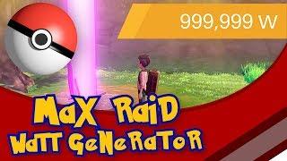 SWITCH UP POKEMON MODE Max Raid Watt Generator