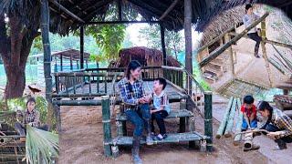 Full video: 5 days Single mother and her son build and complete a new bamboo house