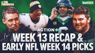 Early Week 14 Bets & NFL Week 13 Recap with Chad Millman & Simon Hunter | The Favorites Podcast