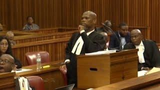 Adv Sipho Ramosepele showing off in court  and showing Brigadier Gininda who's boss defeating him