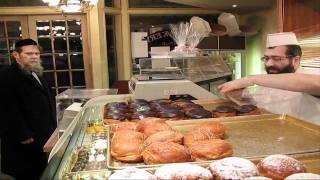 Chanukah Donuts at Weiss Kosher Bakery