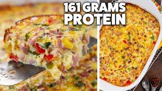 Easy & Healthy Breakfast Casserole | High Protein Meal Prep